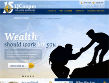 Tablet Screenshot of ljcooper.com